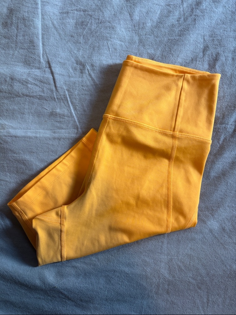 girlfriend collective orange High-Rise Bike Shorts